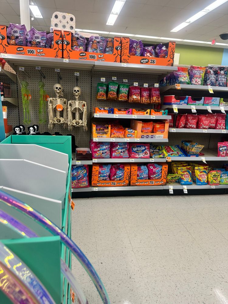 Walgreens has a Halloween isle 