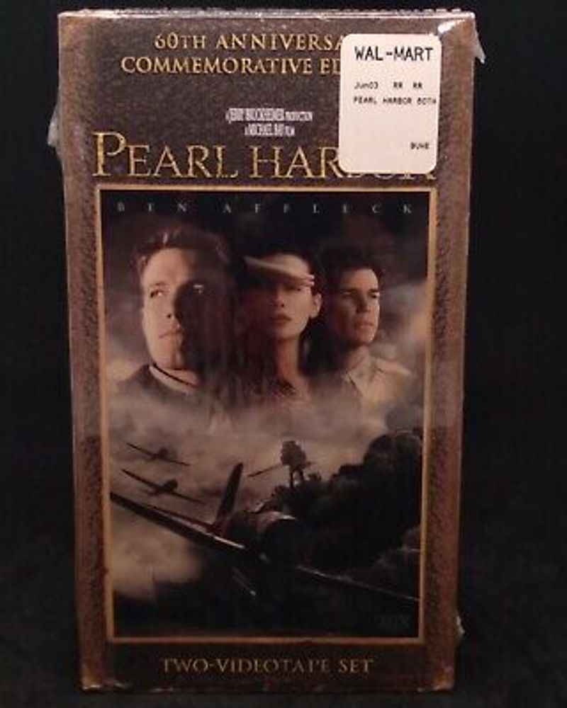 Pearl Harbor (VHS, 2001, Full Screen, 2-tape) New & Sealed! Ben Affleck  | eBay