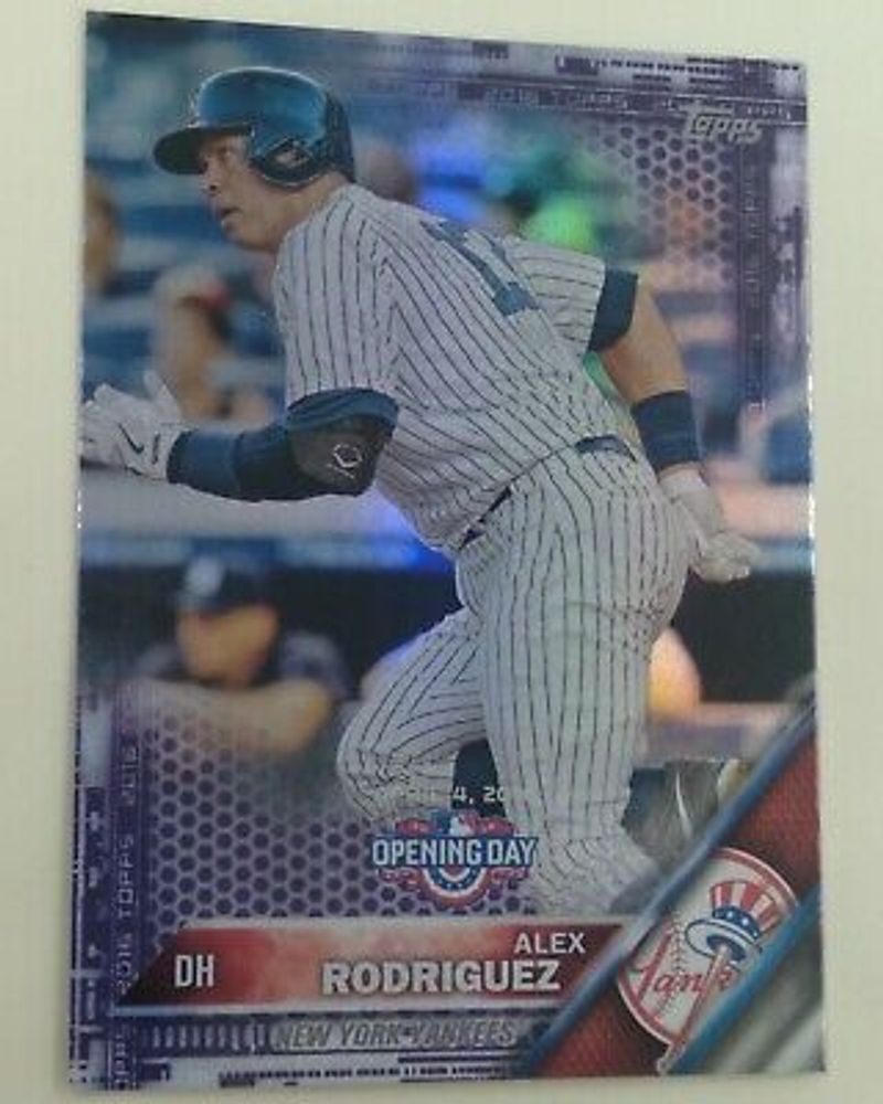 2016 Topps Opening Day Baseball Purple #OD-28 Alex Rodriguez EXCELLENT/NEAR MINT  | eBay