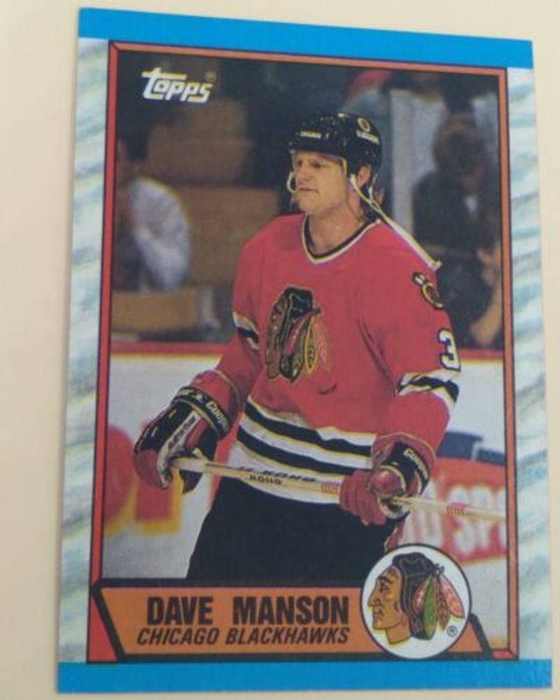 1989-90 Topps Hockey #150 Dave Manson RC VERY GOOD/EXCELLENT Rookie Card  | eBay