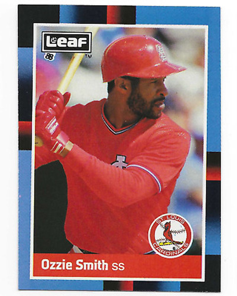 1988 Leaf Baseball #115 Ozzie Smith EXCELLENT 115 St. Louis Cardinals  | eBay