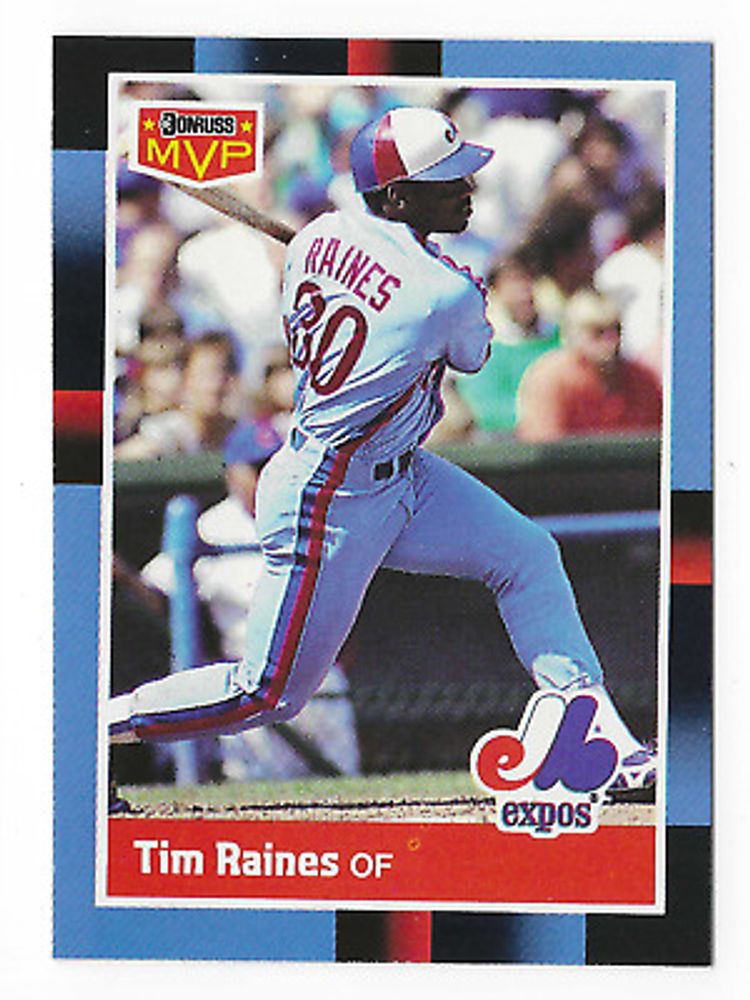 1988 Leaf Baseball #211 MVP Tim Raines EXCELLENT/NEAR MINT 211 Montreal Expos  | eBay