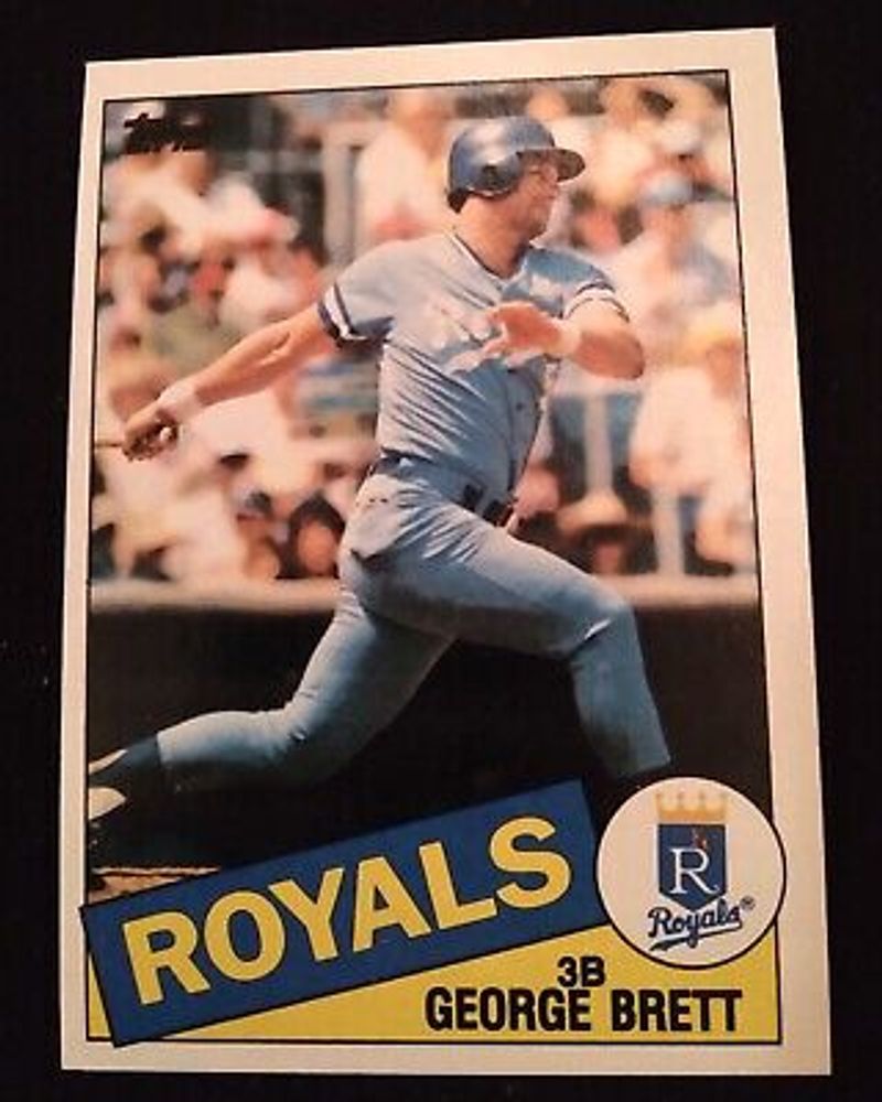 1985 Topps Baseball #100 George Brett EXCELLENT/NEAR MINT  | eBay