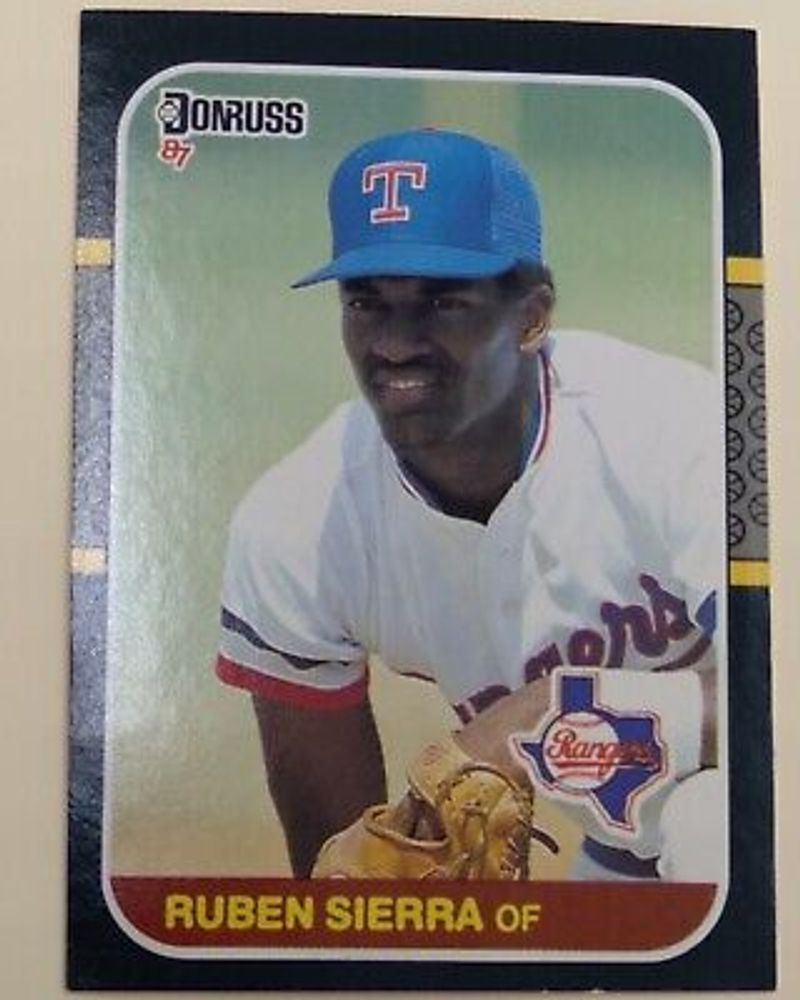 1987 Donruss Baseball #346 Ruben Sierra RC VERY GOOD/EXCELLENT Rookie Card  | eBay