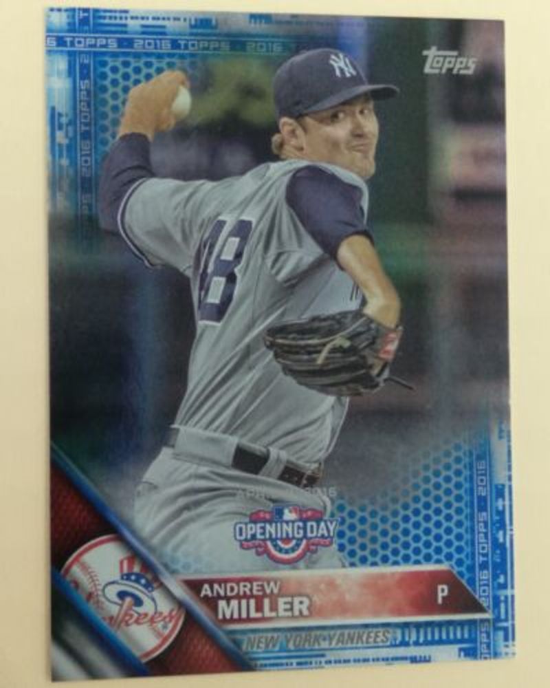 2016 Topps Opening Day Baseball Blue #OD-60 Andrew Miller EXCELLENT/NEAR MINT  | eBay