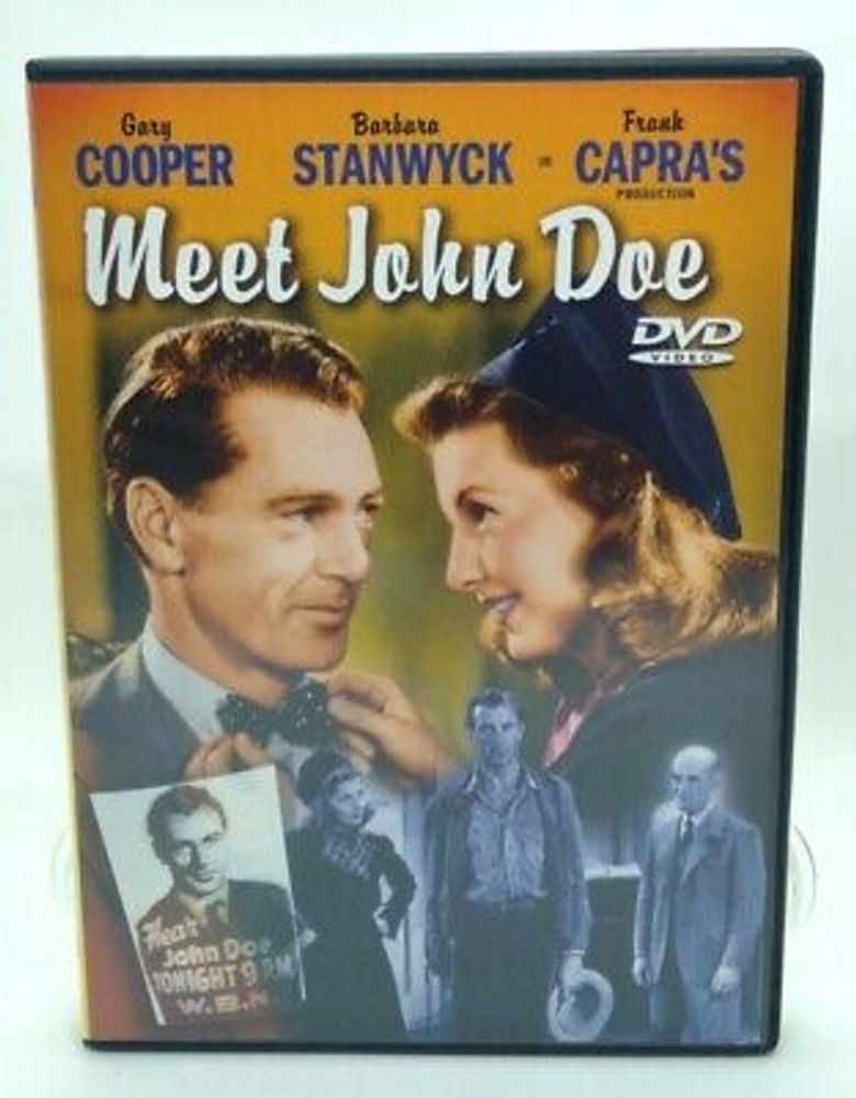 Meet John Doe (DVD, 1941, Full Screen) Alpha Video Frank Capra Gary Cooper  89218301697 | eBay