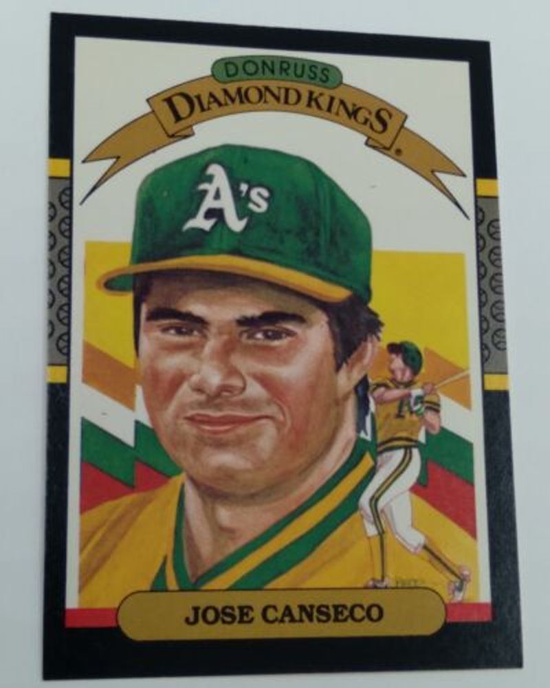 1987 Donruss Baseball #6 Jose Canseco Diamond Kings EXCELLENT/NEAR MINT  | eBay