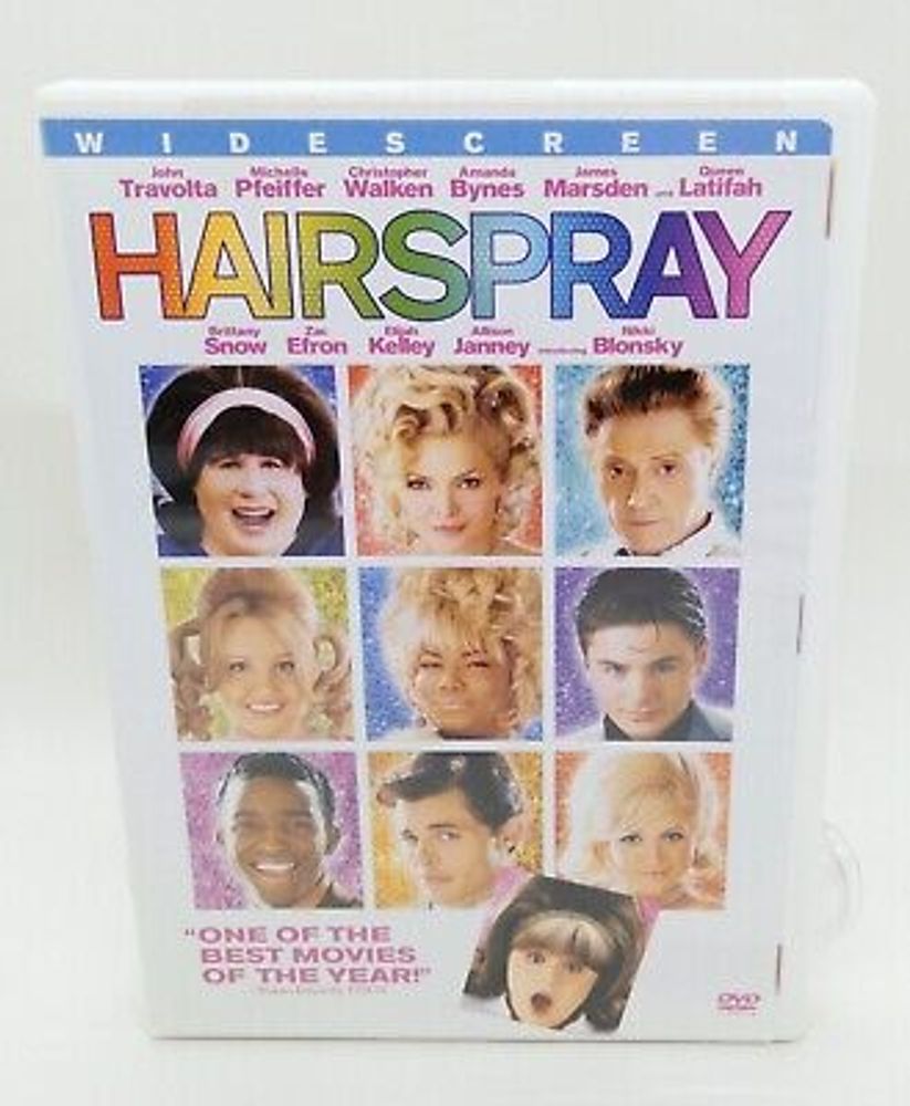 Hairspray (DVD, 2007, Widescreen) John Travolta Christopher Walken Amanda Bynes 794043112126 | eBay