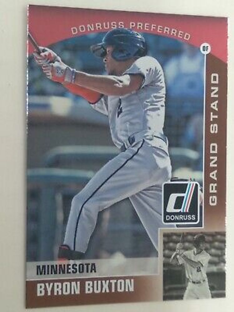 2015 Panini Donruss Preferred Grand Stand Bronze #39 Byron Buxton RC EX/NM  | eBay