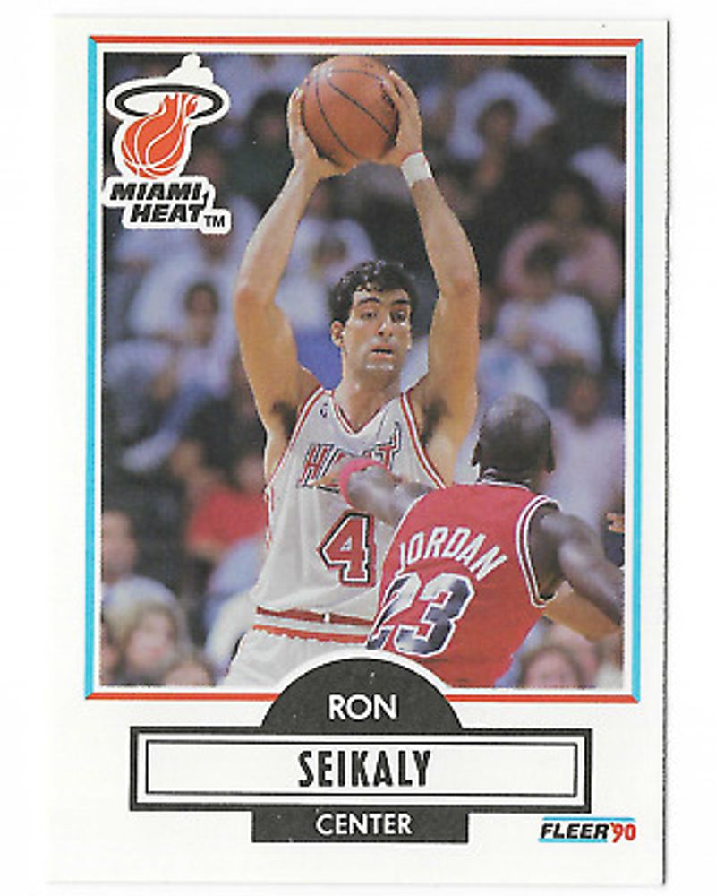 1990-91 Fleer Basketball #102 Rony Seikaly (Michael Jordan in pic) NEAR MINT  | eBay