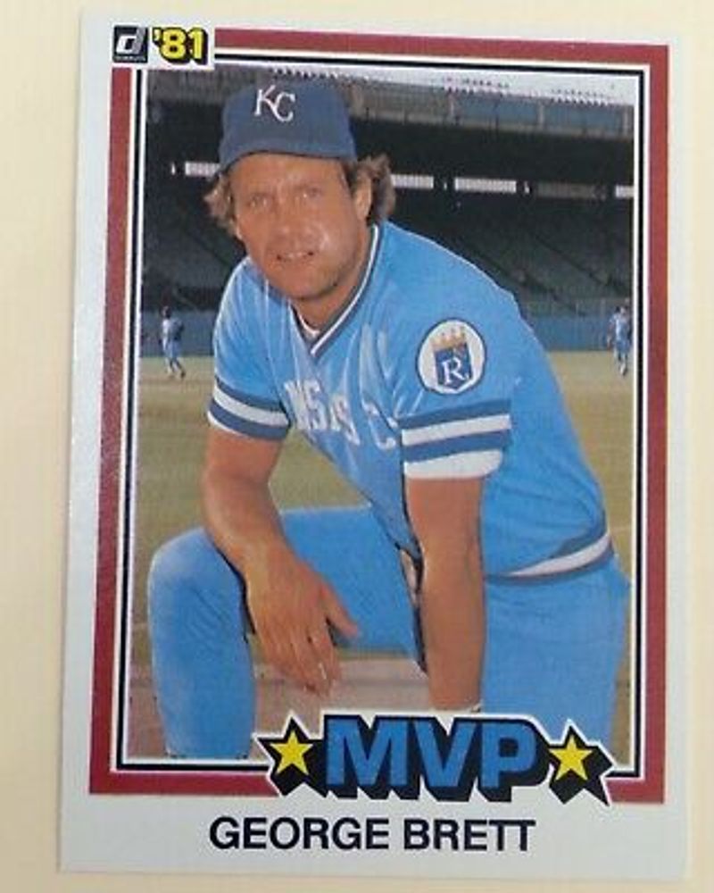 1981 Donruss Baseball #491 George Brett VERY GOOD/EXCELLENT MVP HOF  | eBay