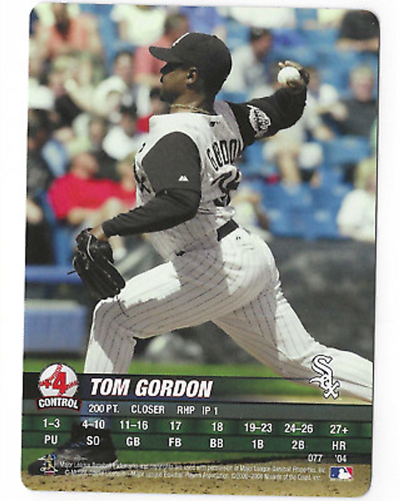 2004 MLB Showdown Baseball #077 Tom Gordon EXCELLENT/NEAR MINT 77 077 #77  | eBay