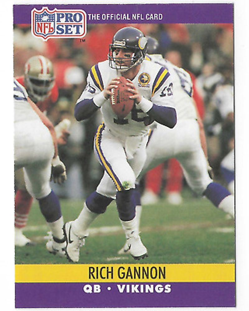 1990 Pro Set Football #568 Rich Gannon RC EXCELLENT/NEAR MINT 568 Rookie Card  | eBay