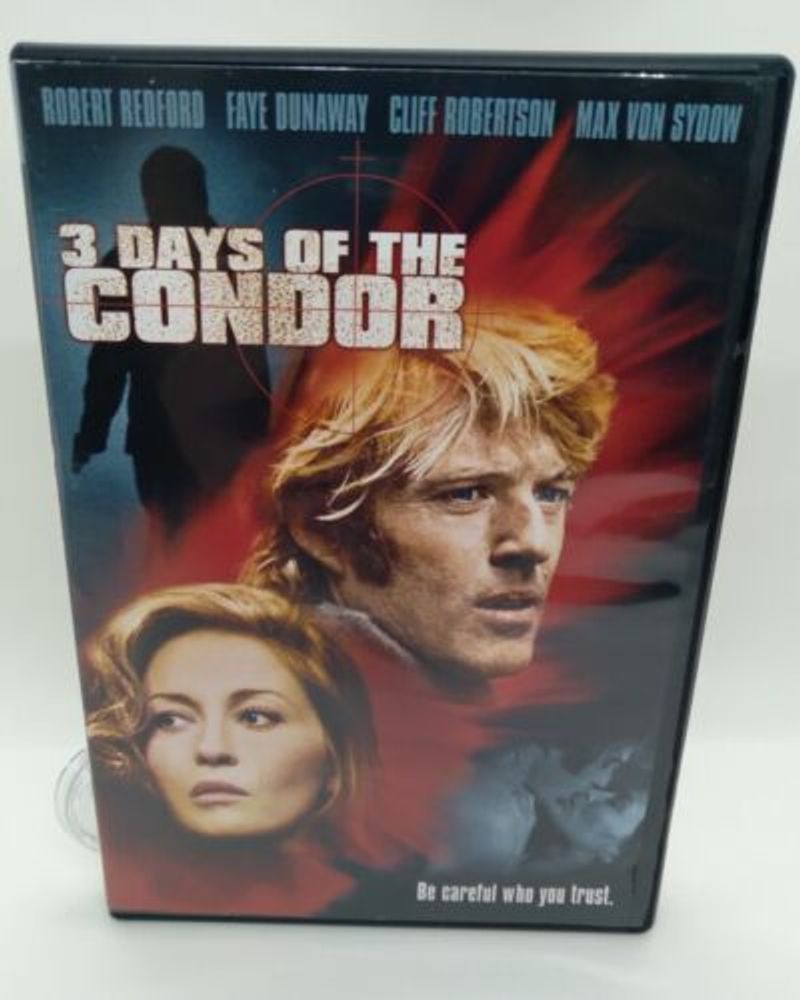 3 Days of the Condor (DVD, 1975, Widescreen) Robert Redford Sydney Pollack Three 97360880373 | eBay