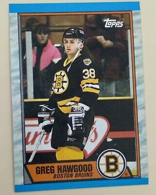 1989-90 Topps Hockey #81 Greg Hawgood RC EXCELLENT/NEAR MINT  | eBay