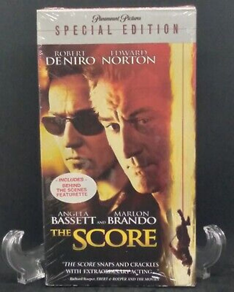 The Score (VHS, 2001, Full Screen) New & Sealed! Special Edition Robert DeNiro 97360625431 | eBay