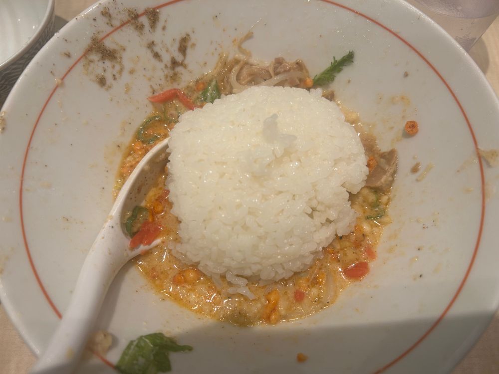 最後は追い飯風