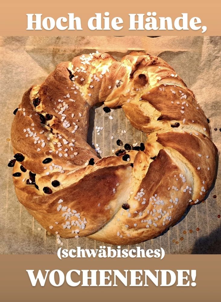 Schwäbischer Hefekranz.