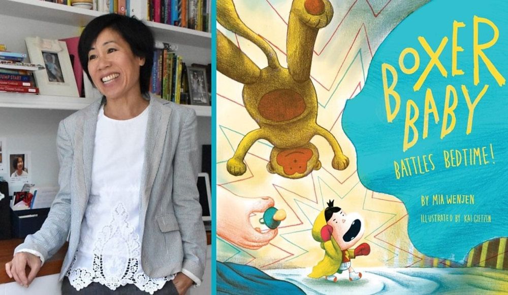 The Picture Book Buzz - Interview w/Mia Wenjen and Review of Boxer Baby Battles Bedtime!