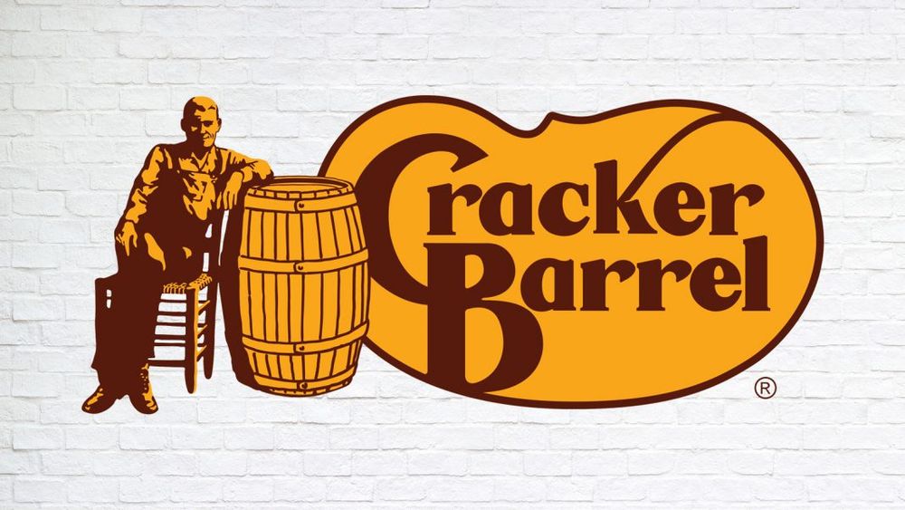 Original, Trump approved Cracker Barrel logo.