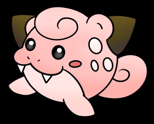 A Pokemon fusion of Spheal and Cleffa