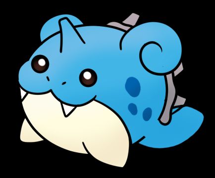 A Pokemon fusion of Spheal and Lapras.