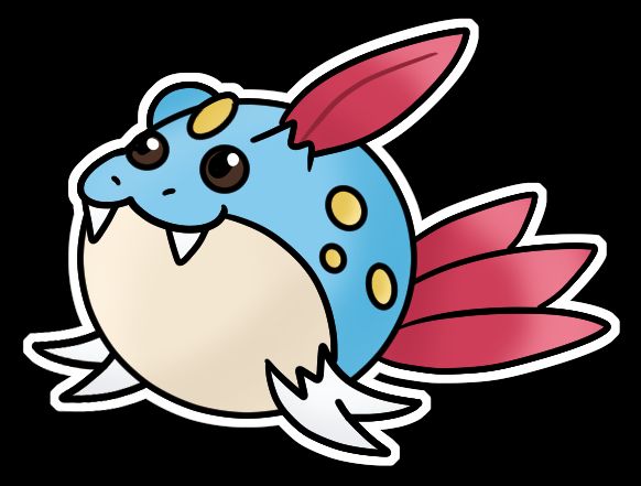 A Pokemon fusion of Spheal and Sneasel