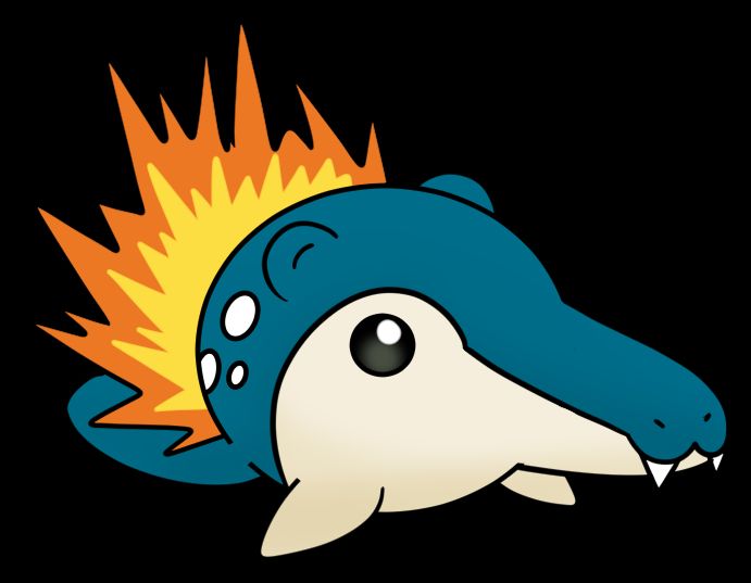 A Pokemon fusion of Spheal and Cyndaquil