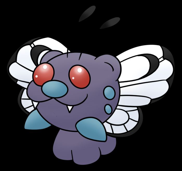 A Pokemon fusion of Spheal and Butterfree