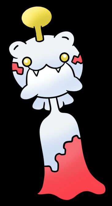 A Pokemon fusion of Spheal and Chimecho