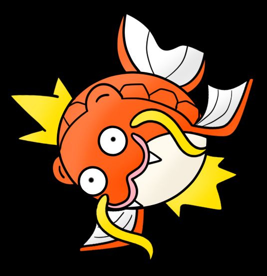 A Pokemon fusion of Spheal and Magikarp