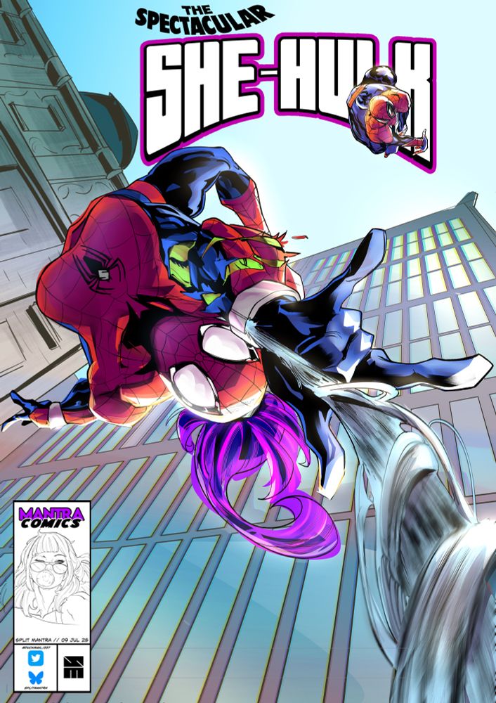 She-Hulk in a tailor-made spidey-suit’ although, it’s not entirely Hulk-proof.