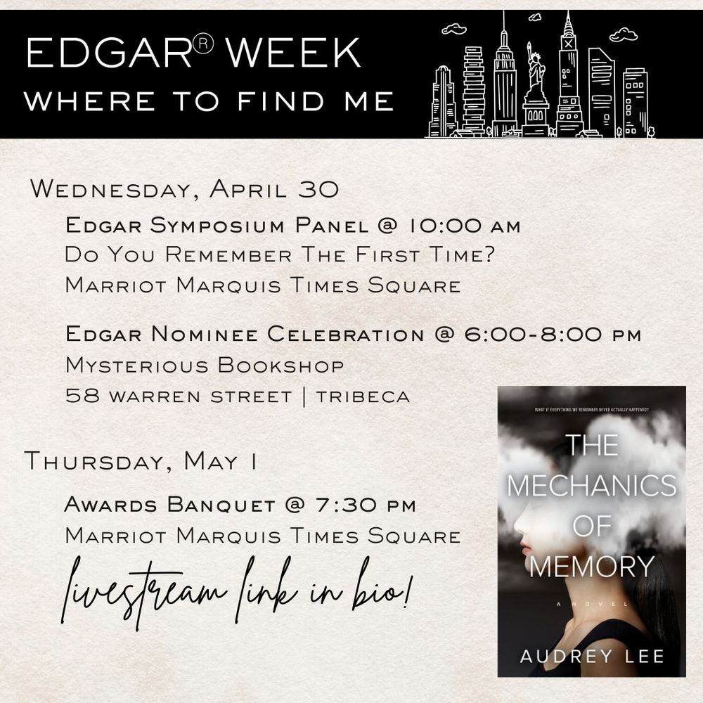 Schedule of Edgar Week activities for The Mechanics of Memory