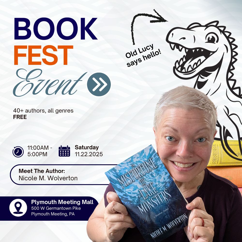 promo tile for a book event on November 22, 2025 at Plymouth Meeting Mall
