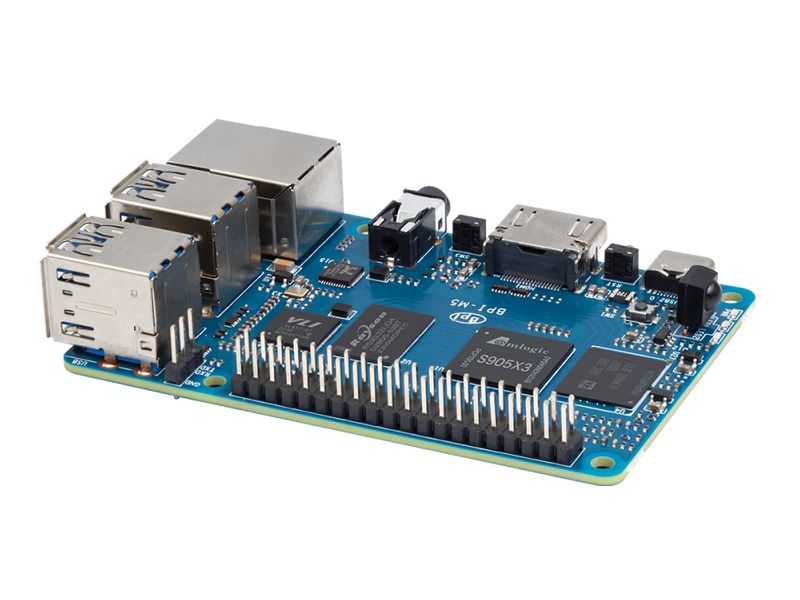 Banana Pi BPI-M5  with Amlogic S905X3 quad-core Cortex-A55r.Onboard 4GB LPDDR4  and 16GB EMMC e, and supports 4 USB 3.0 interface, a gigabit network port.same size as Raspberry Pi 
https://docs.banana-pi.org/en/BPI-M5/BananaPi_BPI-M5
#bananapi #raspberrypi #sbc #opensoure #android #linux 