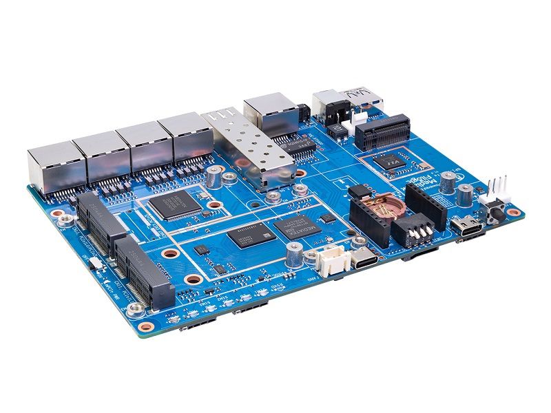 #BananaPi BPI-R4 Lite smart #Router board design with #MediaTek #MT7987A,2GB DDR4 and 8G eMMC . 1 x 2.5G SFP and 1 x 2.5G WAN , 4 x 1G LAN port. M.2 for #4G/#5G module.1x miniPCIe slot with PCIe3.0 2lane for Wi-Fi 7 NIC.
https://docs.banana-pi.org/en/BPI-R4_Lite/BananaPi_BPI-R4_Lite
#wifi7 #openwrt #Network #wireless