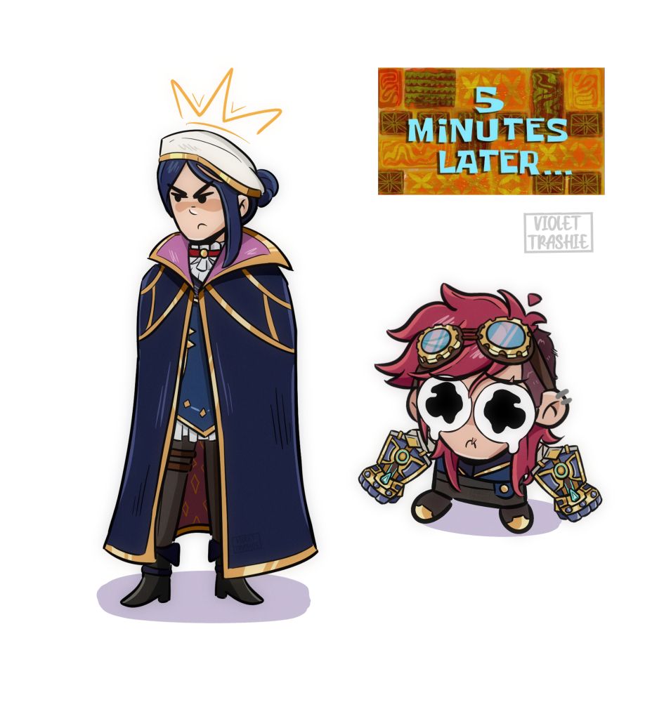 Caitlyn being a dictator and Vi a mess 🥲