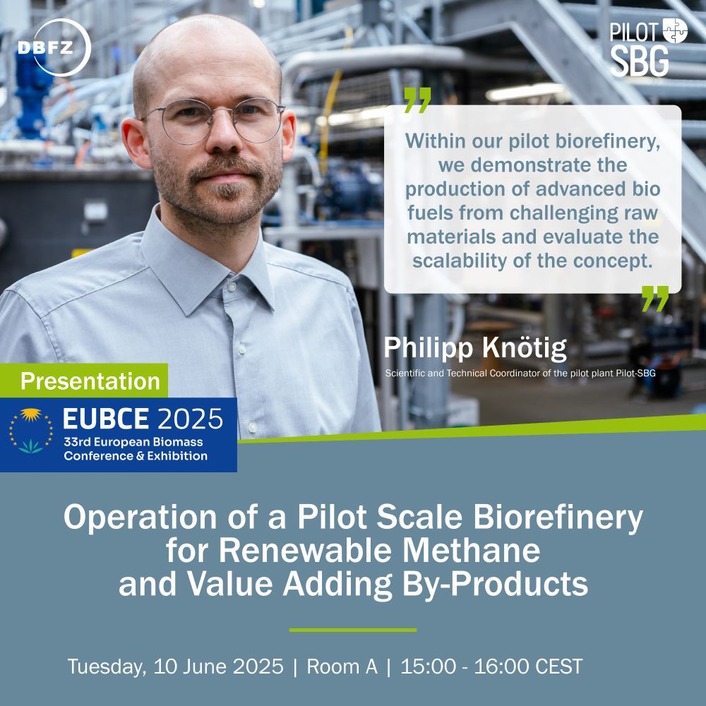 Philipp Knötig on "Operation of a Pilot Scale Biorefinery for Renewable Methane and Value Adding By-Products"
