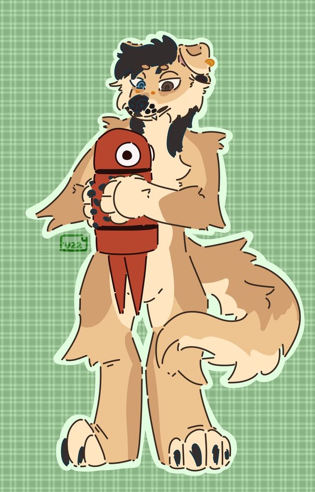 Malachi owned by grubbypaws on artfight