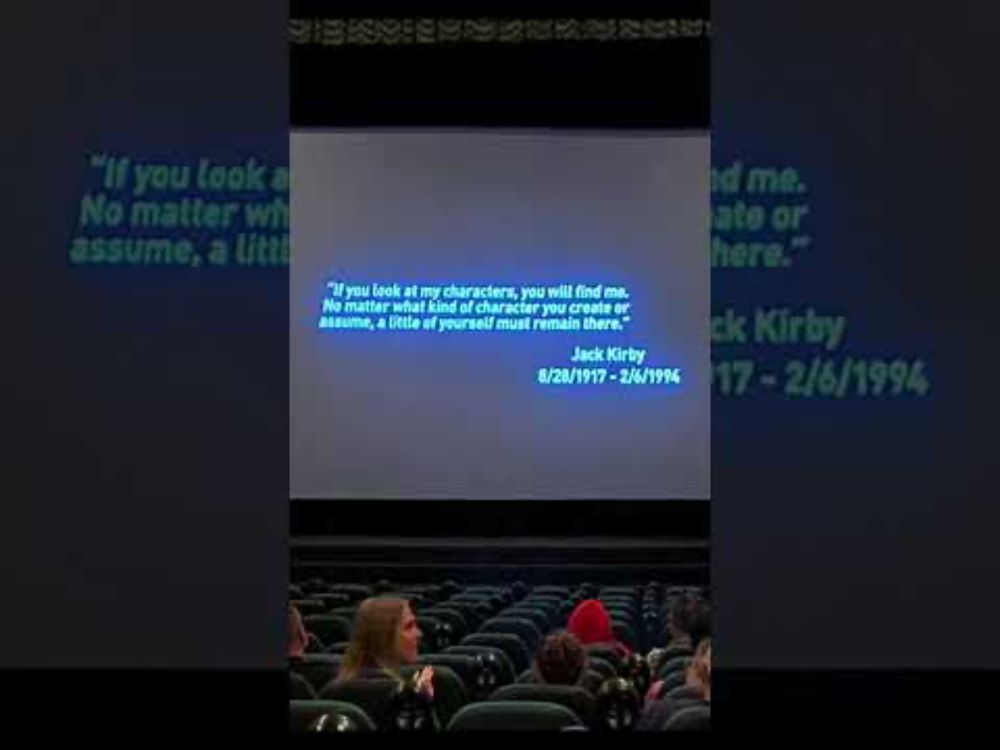 Jack Kirby FF end credits shout-out