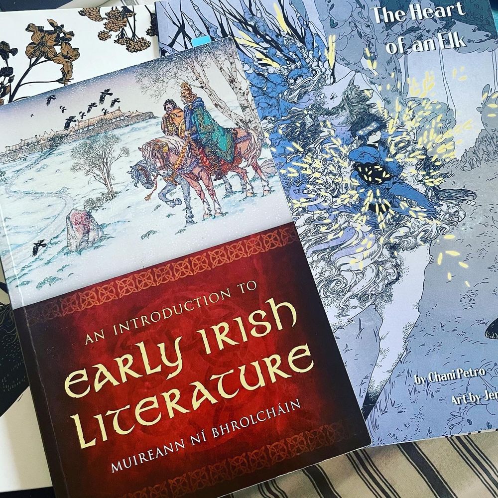 Early Irish literate / the heart of an elk
