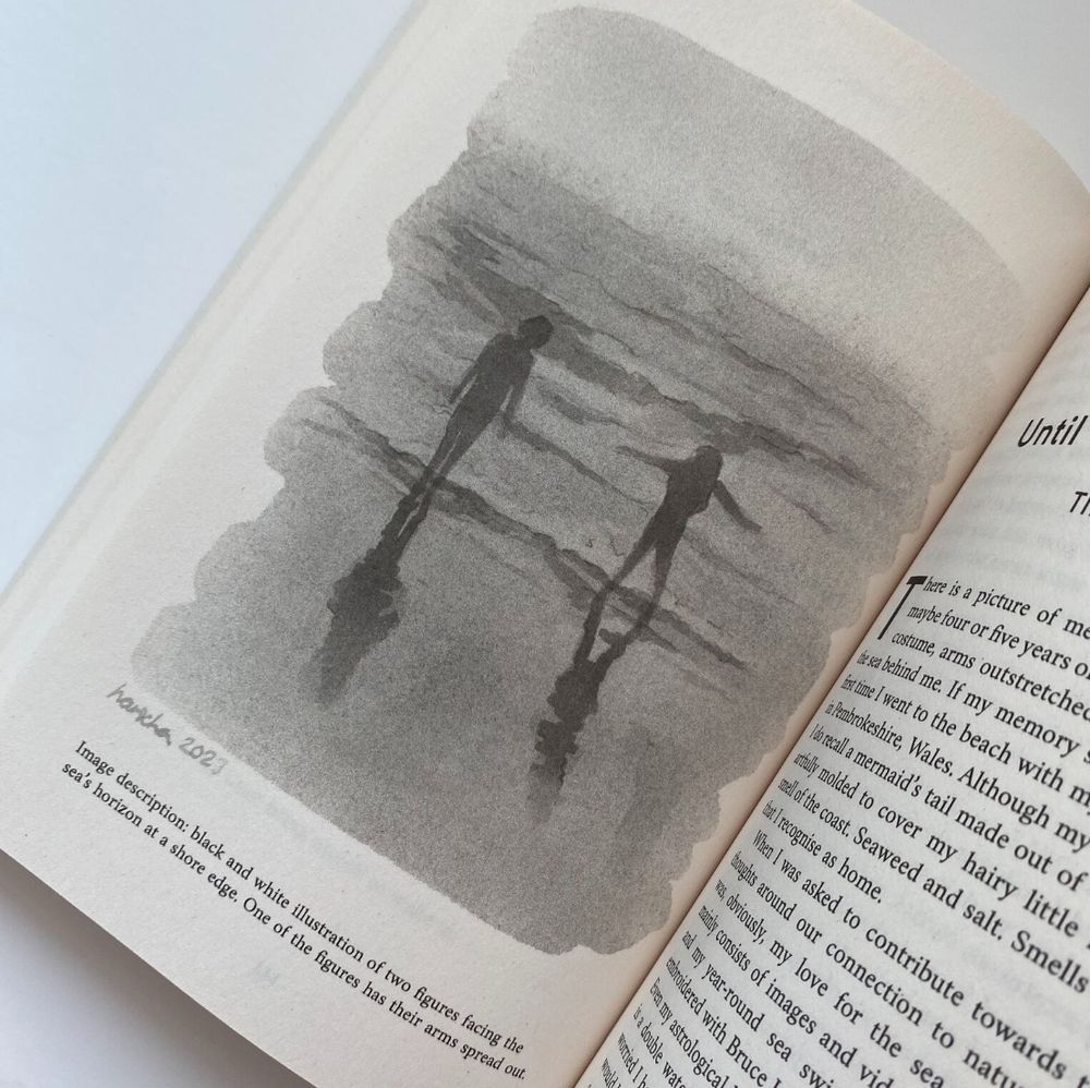 inside a book - featuring an illustration