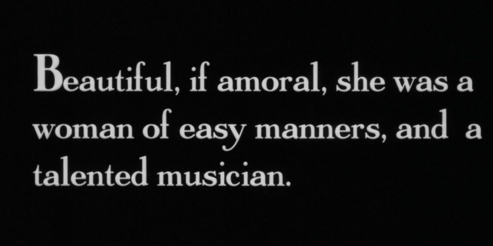 Beautiful, if amoral, she was a woman of easy manners, and a talented musician.