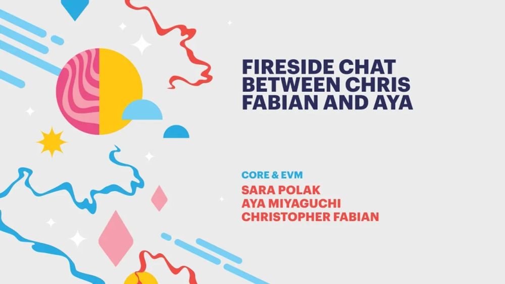 Fireside chat between Chris Fabian and Aya - Sara Polak Aya Miyaguchi Christopher Fabian