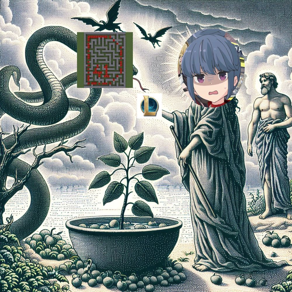 Dedale gives the apple (League) to Mei