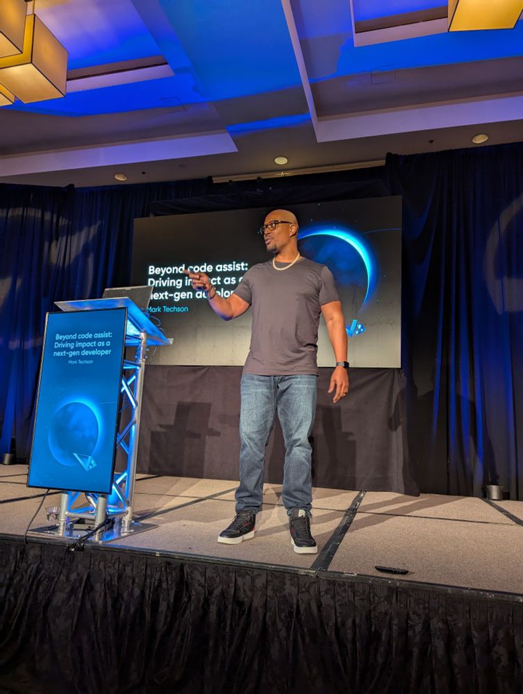 Mark Techson on stage at Epic Web Conf