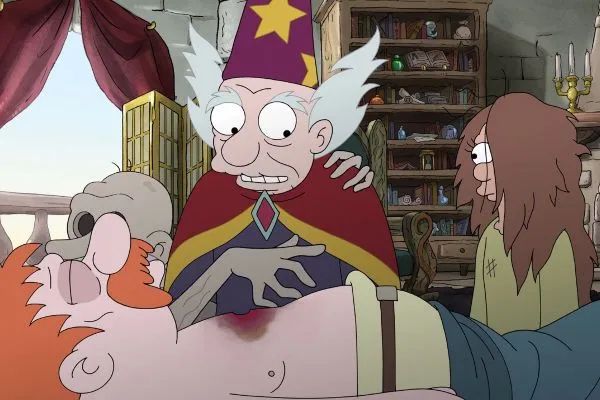 Socerio treatment of king Zørg after a wound with crazy horrible medicine methods without no experience at all.
