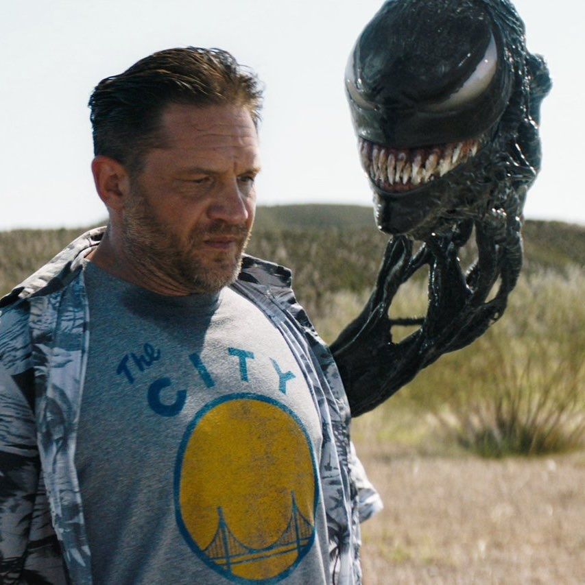 Eddie Brock and Venom from the movie Venom