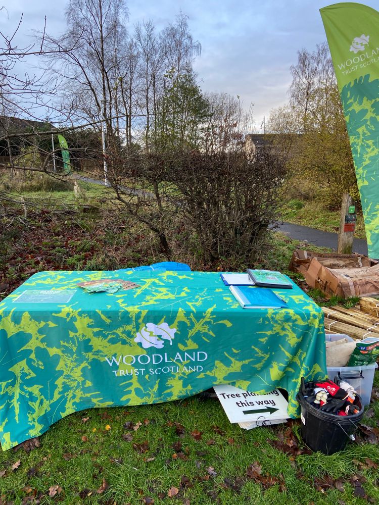 Woodlands Trust Scotland meeting point 