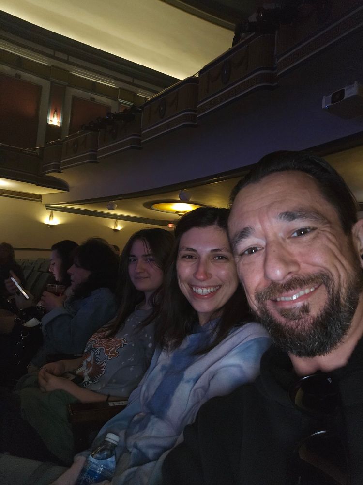 Me, Brittanie and Brianna at a Pink Floyd tribute band show at the Dixon Theater. 